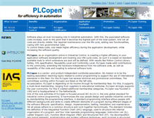 Tablet Screenshot of plcopen.org